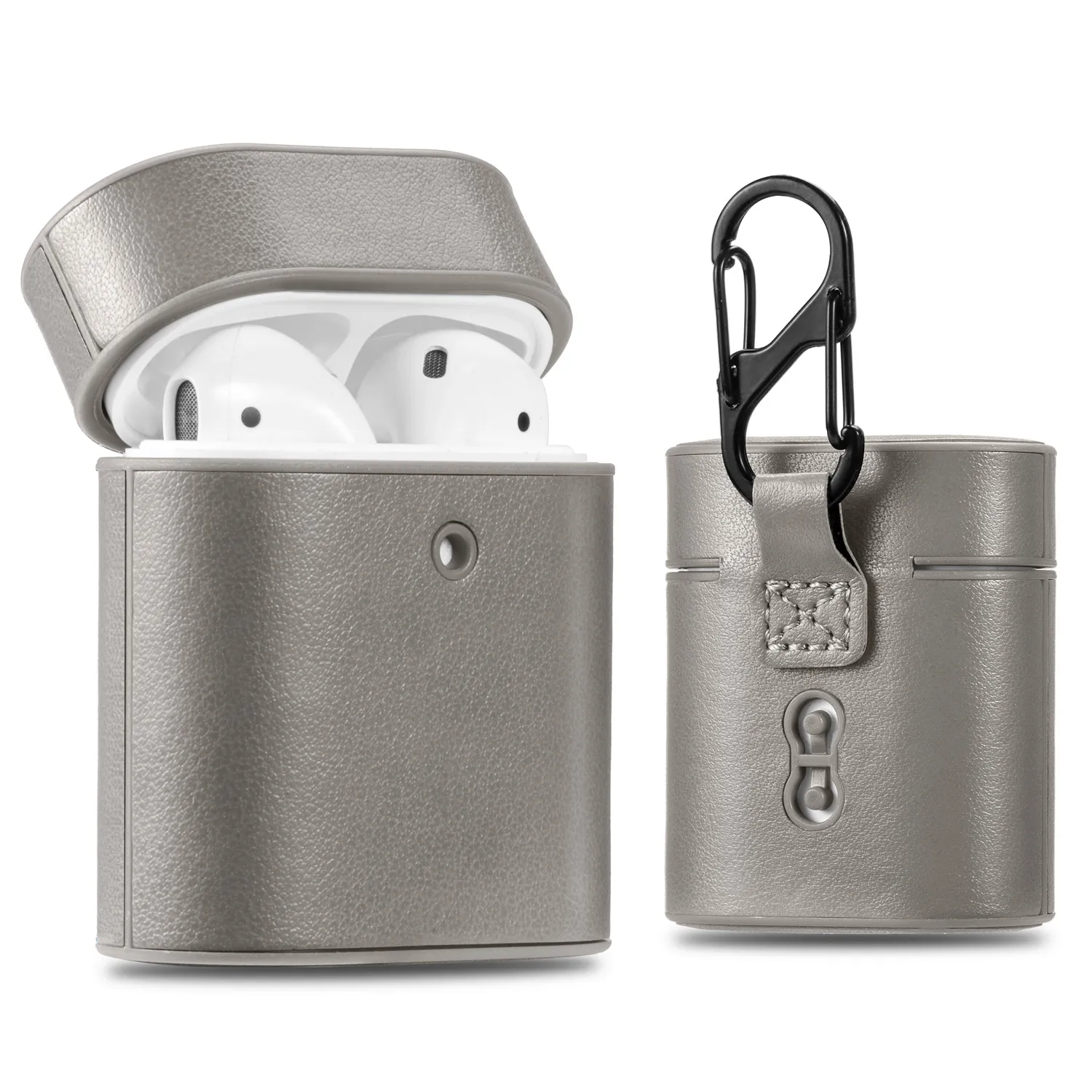 Air Pods чехол PU + ПВХ Bluetooth наушники сумка для Apple Airpods 1 2 поколения универсальный Arpods