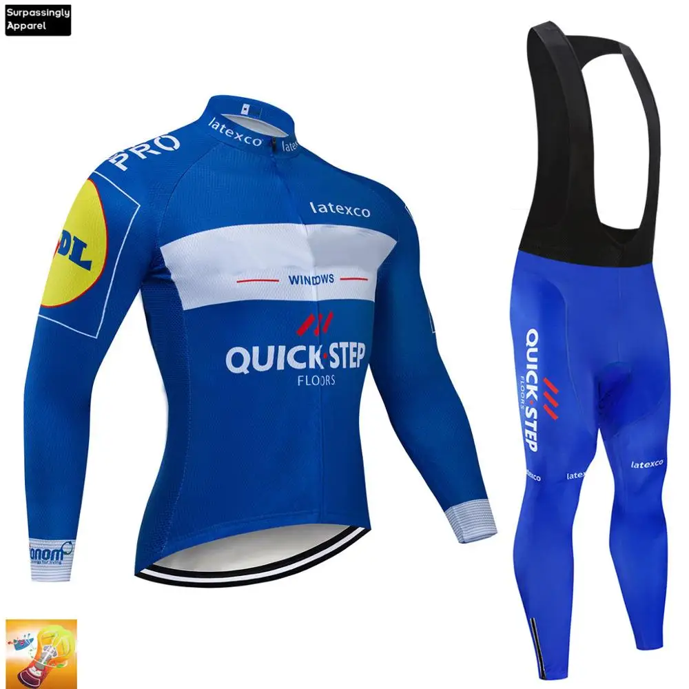 quickшаг Велоспорт Джерси синий 12D Pad велосипед брюки набор MTB Ropa Ciclismo весна осень длинный велосипедный майон брюки