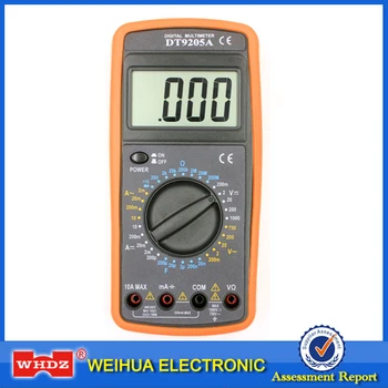 

WHDZ DT9205A Basic Digital Multimeter Capacitance hFE Test Ammeter Voltmeter Resistance Tester AC DC Electric LCD Handheld