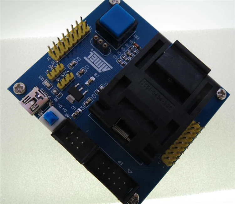 ATMEL QFN32 ATmega8/48 88/168 AVR программирующий блок/испытательный стенд/горелка