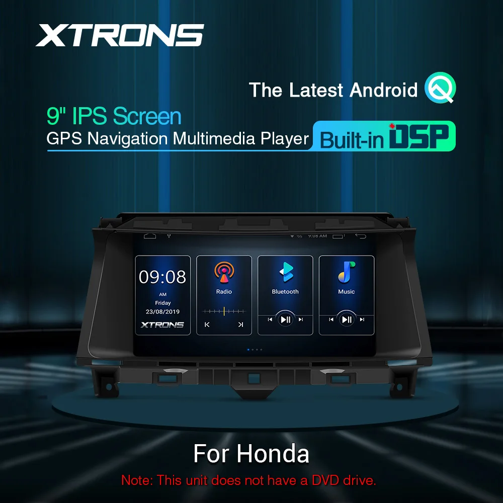 Мультимедийный плеер XTRONS 9 дюймов встроенный DSP Android IPS экран навигация подходит