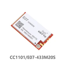 

Cojxu 433MHz Wireless Transmitter Module SPI E07-433M20S TI CC1101 20dBm 10mW 2km Long Distance Rf Transceiver Module SMD