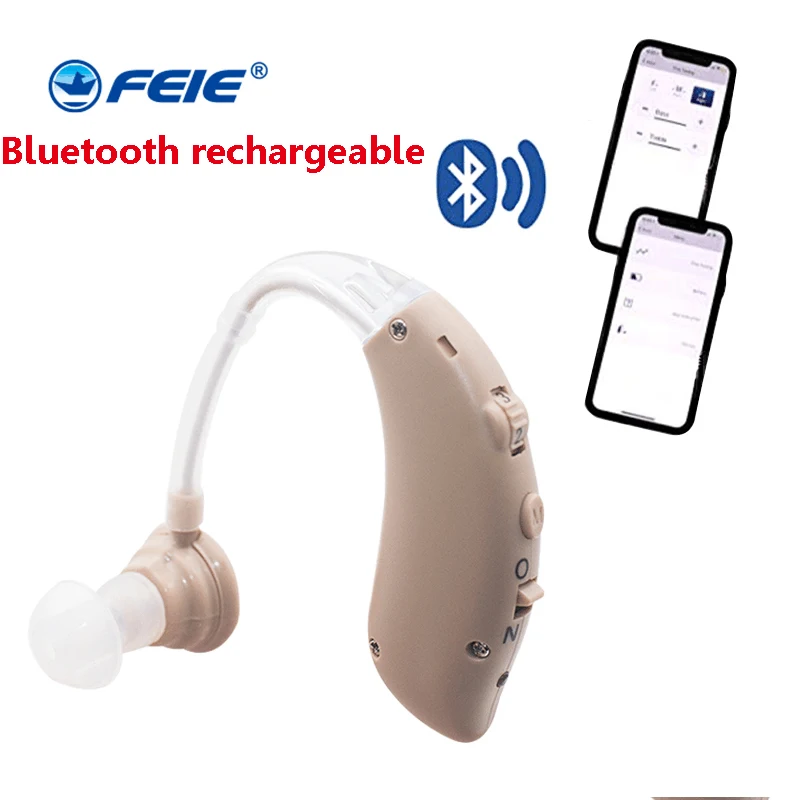 2019 Новое поступление за ухом USB слуховой аппарат Беспроводной Bluetooth