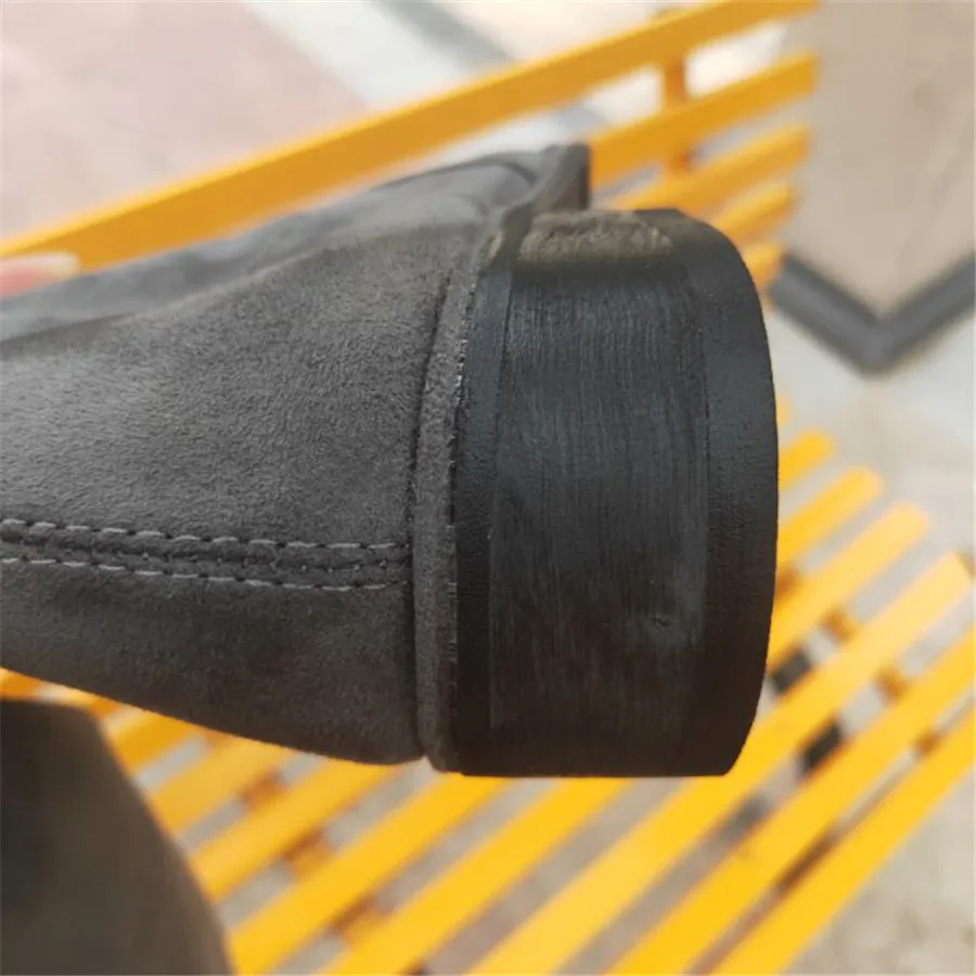 Shose Летняя женская обувь выше колена с плоской подошвой эластичные