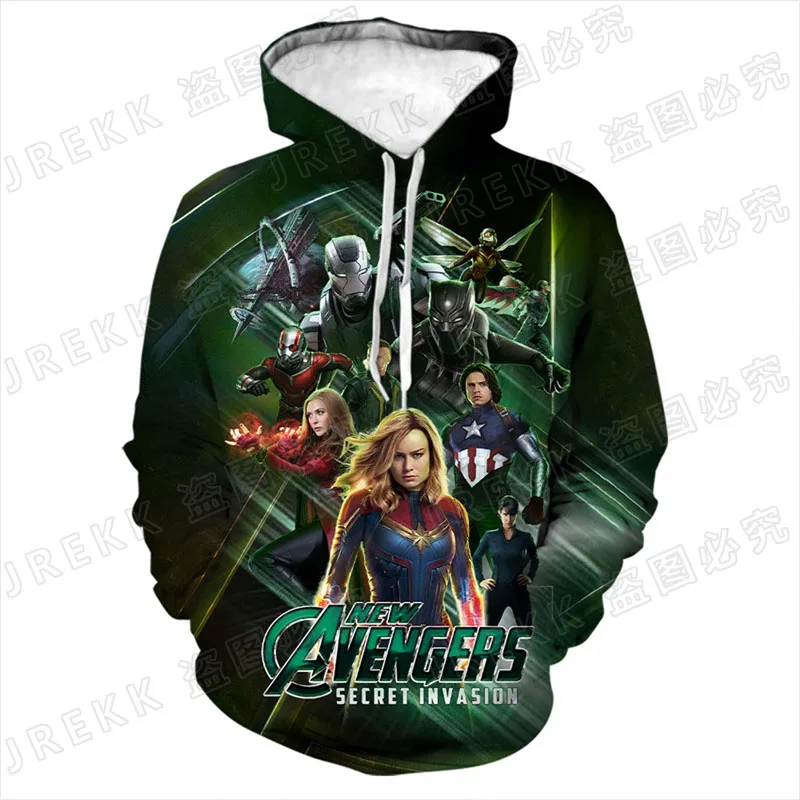 Толстовка с капюшоном Marvel мстители для мужчин и женщин детей пуловер 3D принтом