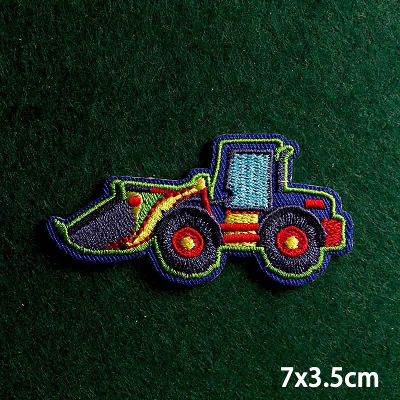 2 teile/los Pulaqi Cartoon Flugzeug Patches Eisen auf Patch Embroideried Patches auf Kleidung Rakete Nach für Jacke Applique Diy – Detail 11