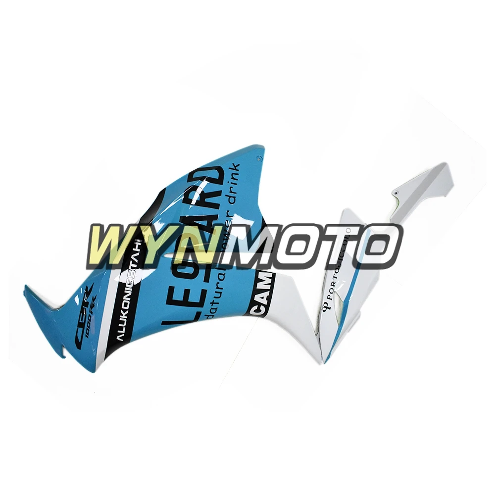 ABS пластик впрыска полный Мотоцикл Обтекатели для Honda CBR1000RR 2012- 12-15 Sportbike кузов Небесно-Голубой Белый панели