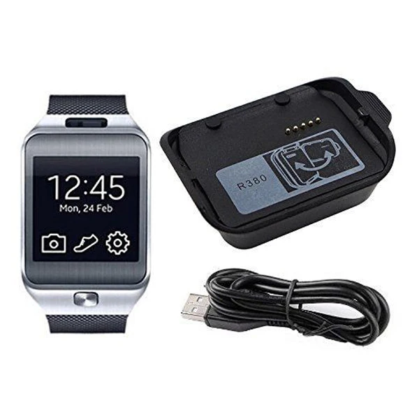 Смарт-часы зарядное устройство для samsung Galaxy gear 2 R380 станция Смарт-часы SM-R380 зарядный адаптер док-станции пол