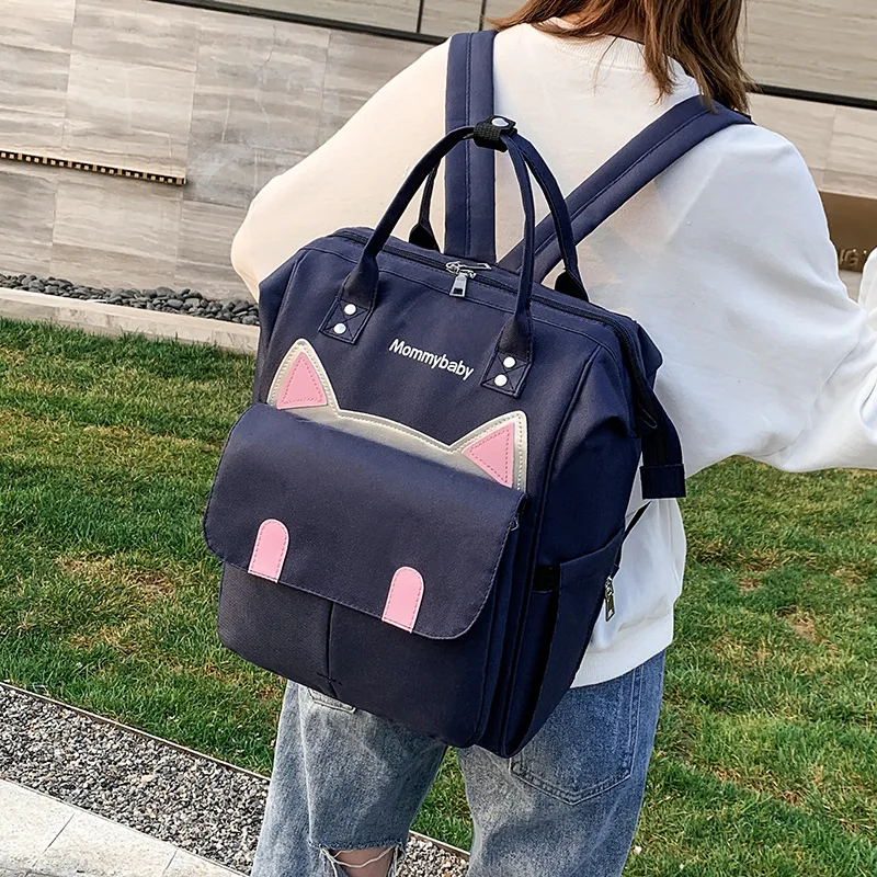 

2019 New Style Diaper Bag Backpack Multi-functional Large-Volume Modern And Trendy/women Infant Nursing Lightweight Mommy Bag