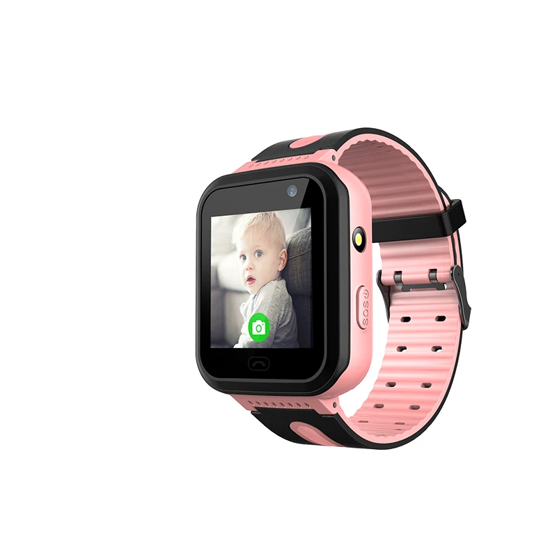 pink with LBS Comerow IP68 водонепроницаемый детский gps S7 плавание Смарт-часы SOS Вызов расположение устройства трекер дети Безопасный анти-потеря монитор Часы - Цвет: pink with LBS
