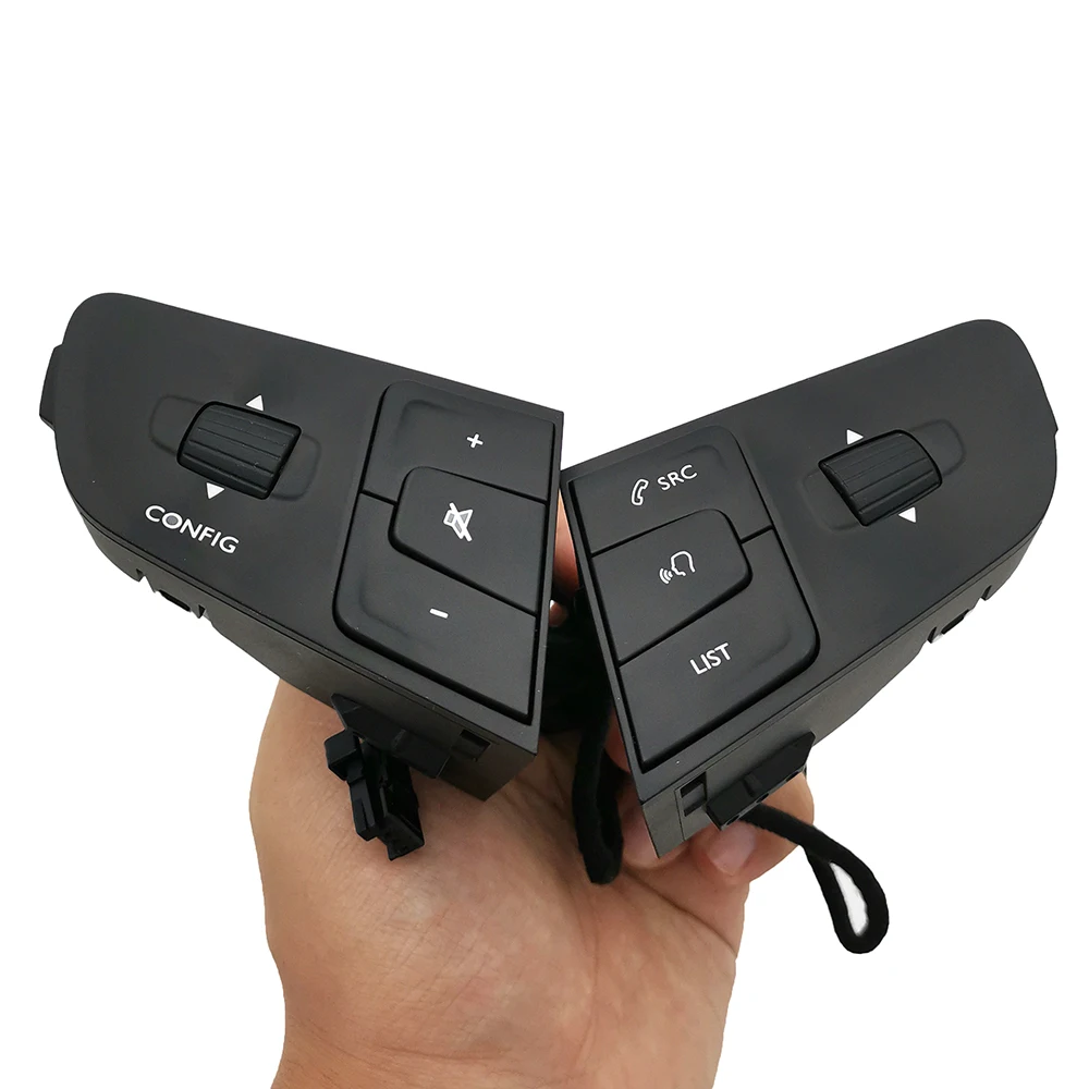 For Peugeot 508 Steering Wheel Switch Audio Volume Bluetooth Control Button |