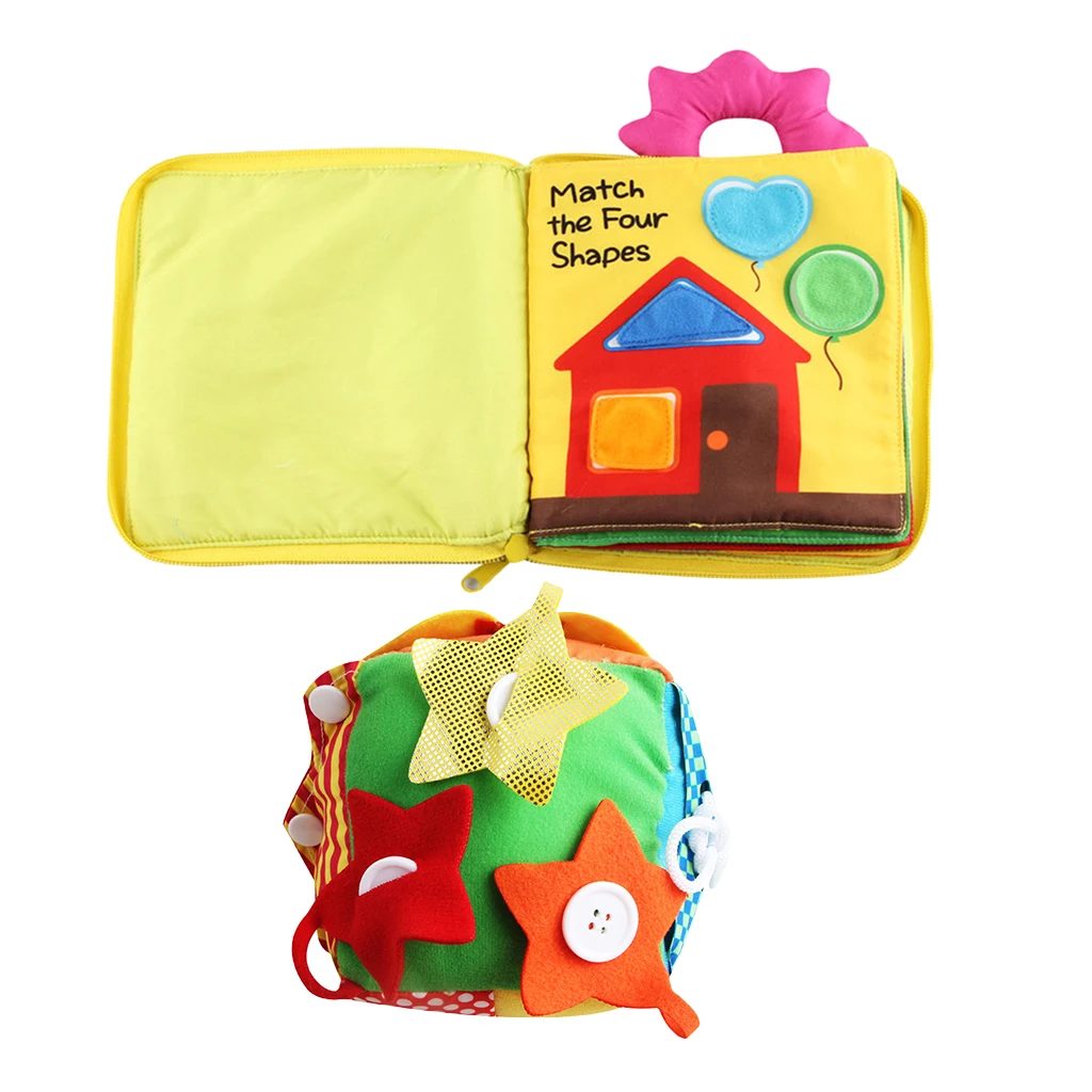 2 Set Basic Life Skill Educational Toy Learn to Snap, Zip, Tie Shoe, Buckle and Tell Time