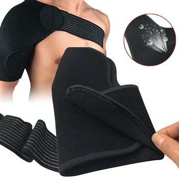 

Adjustable Neoprene Shoulder Support Brace Strap Sport Arthritis Pain Relief Suitable for Sprains Strains Dislocation Shoulder