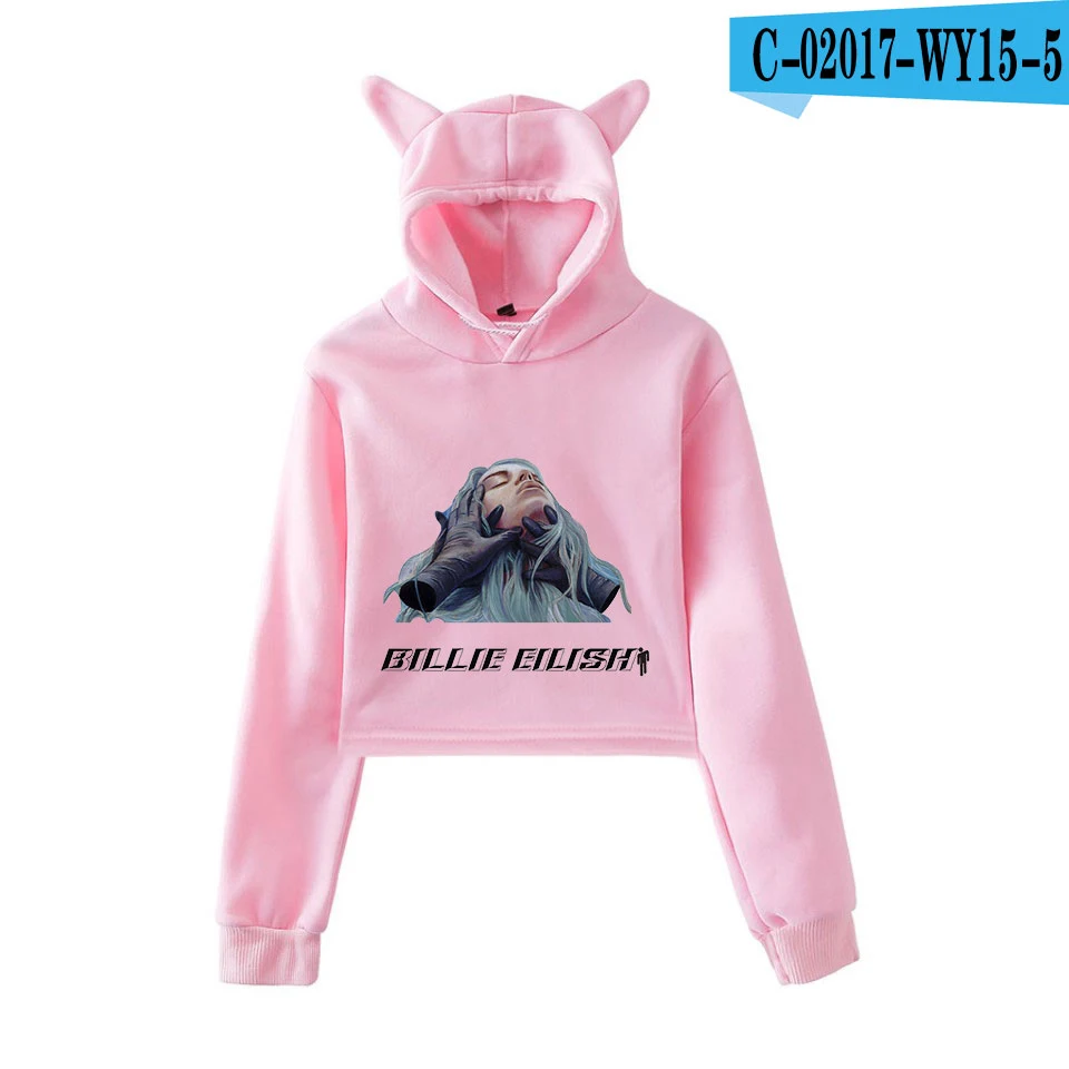 Billie Eilish/Осенняя теплая Толстовка для женщин Harajuku, толстовки в стиле хип-хоп для девочек-подростков, женская уличная одежда, пуловер