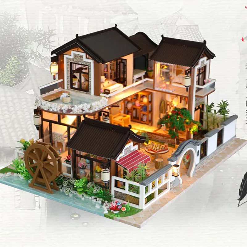

All-Style Large Asia-Pacific DIY Hut for Making China Good Asia-Pacific Model Assembled 14-Year-Old Or above Asia-Pacific Dream