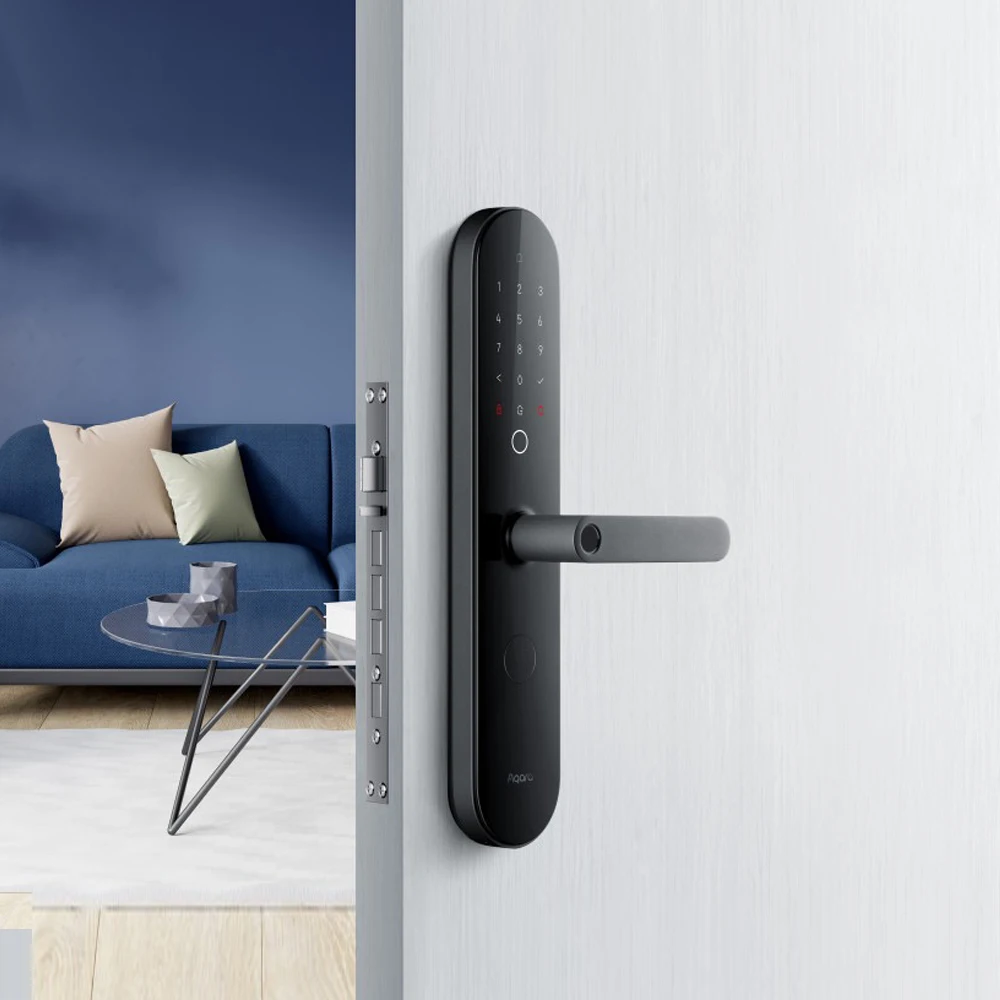 Aqara N100 умный дверной замок отпечаток пальца Bluetooth пароль NFC разблокировка работает с Mijia HomeKit умная связь с дверной звонок