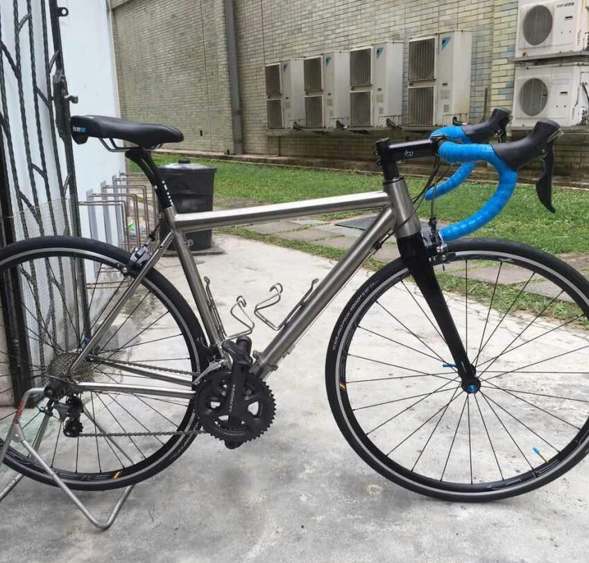 Aangepaste titanium racefiets frame met breakaway designer, of Paar, OEM titanium  frame, XACD titanium fiets frameset|Bicycle Frame| - AliExpress