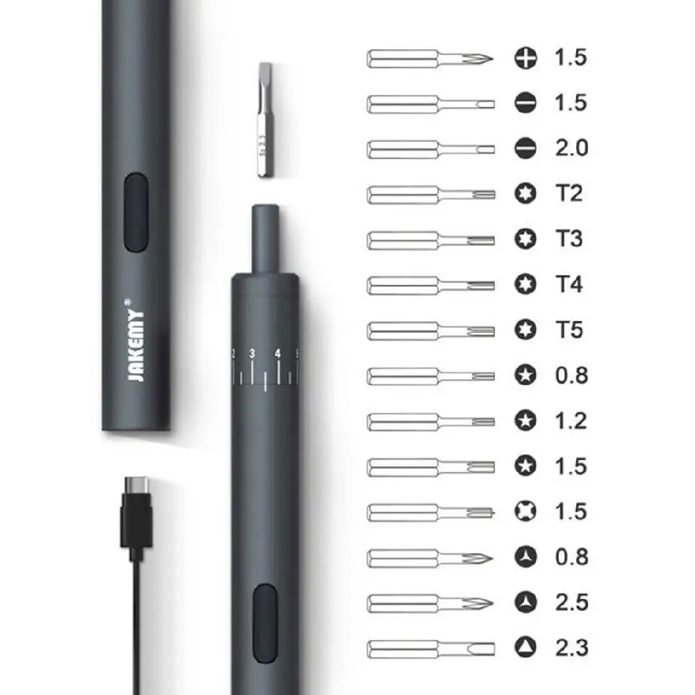 

Mini Rechargeable Cordless Power Electric Screwdriver Set with 800mAh Lithium Battery US Plug