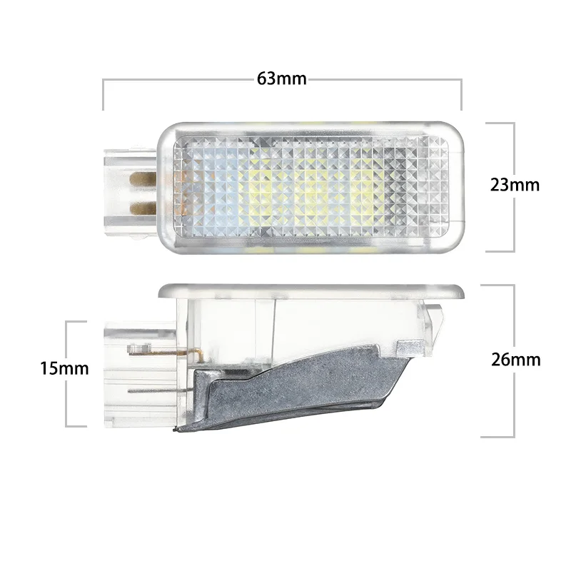 2 шт. светодиодный Лампа для салона автомобиля сиденье светильник ног светильник для Audi A2 A3 S3 A4 B5 B6 B7 B8 RS4 A5 S5 A6 S6 C5 C6 A7 A8 Q5 Q7 TT TTS
