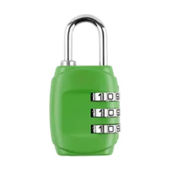 

new 3 Dial Digit Password Combination Padlock Suitcase Luggage Metal Code Lock Mini Coded Keyed Anti-Theft Locks Weather Proof