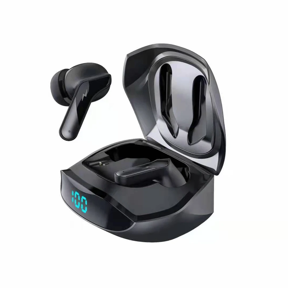Gaming Wireless Headphones Music Bluetooth Earbuds Headset with Charging Case Mic Call Noise Cancelling Cellphone Game Earphones