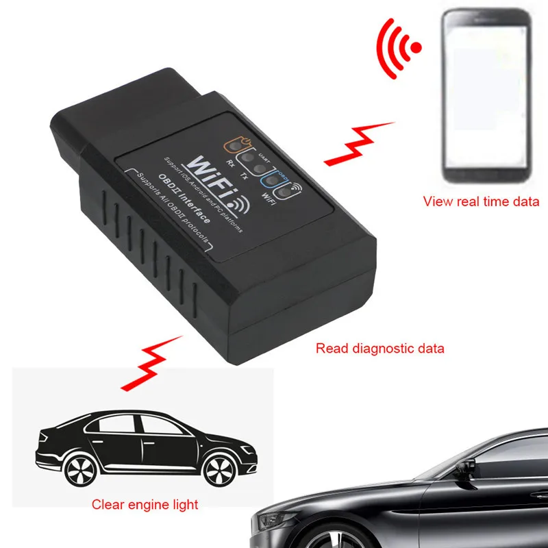 V1.5 ELM327 OBD2 для Android автомобильный считыватель кода самопроверка Диагностика