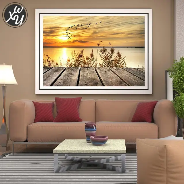 Sea View Full Drill Mosaic Art Diamond Painting Kits 3