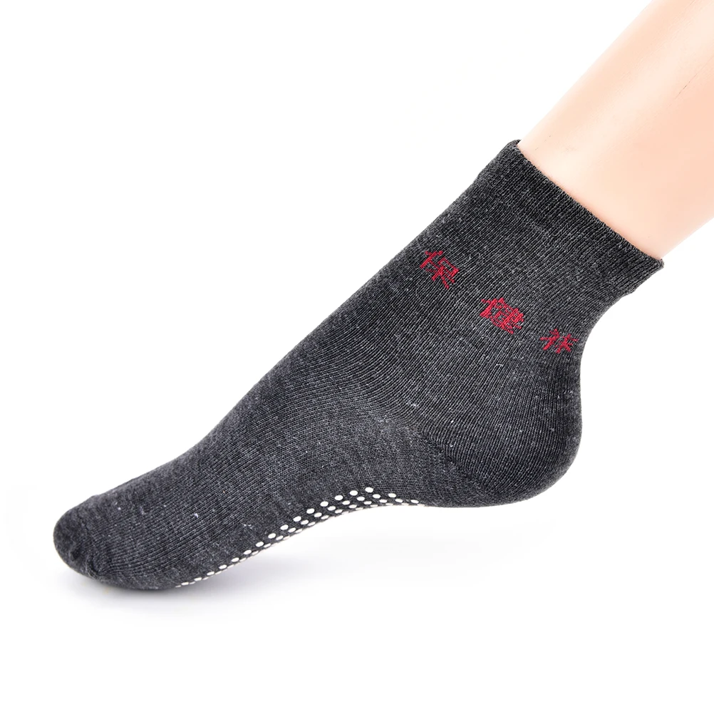 1 пара анти-холодные турмалиновые носки нагревательные турмалиновые носки массажер для ног Дальний Инфракрасный Автоматический нагрев массажные носки для лодыжки