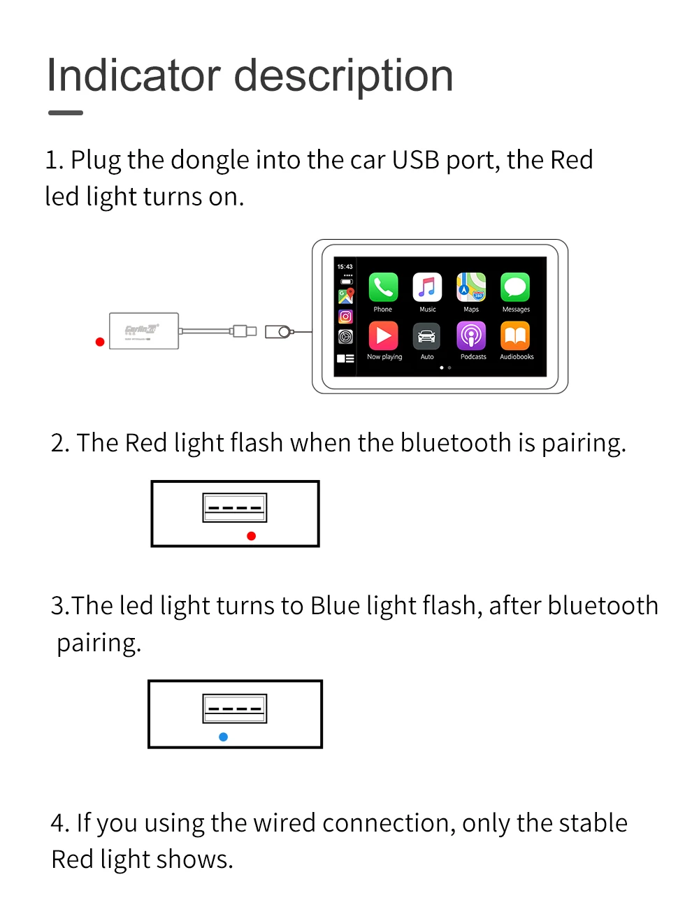 QMCAR Plug and Play беспроводной Carpay адаптер ключ для Volkswagen автомобиль встроенный проводной CarPlay проводной беспроводной