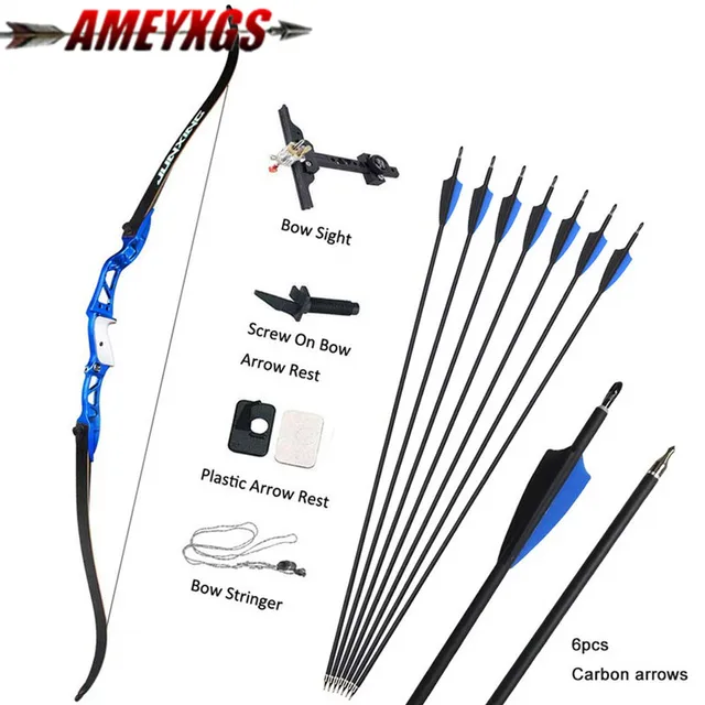  US $121.04 Archery Recurve Takedown Hunting Recurve Bows 24lbs 36lbs Target Practice Longbow With Carb