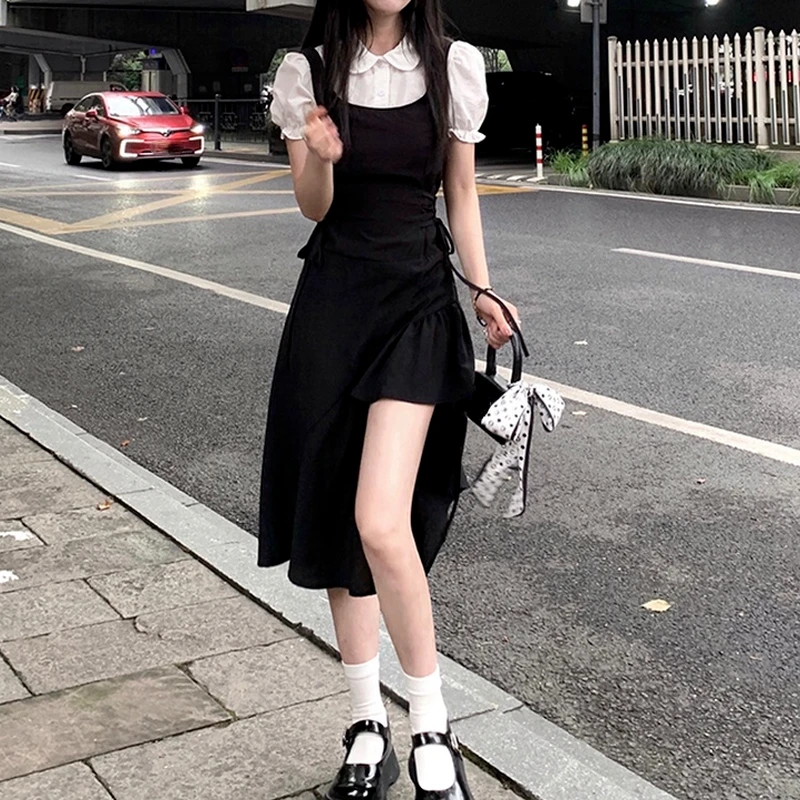 Black Gothic Y2k Midi Dress Women Elegant One Piece Dress Korean Vintage Beach Party Dresses Summer 21 Ladies Kawaii Clothes Dresses Aliexpress Black Gothic Y2k Midi Dress Women Elegant One Piece Dress Korean Vintage Beach Party Dresses Summer 21 Ladies Kawaii Clothes Dresses Aliexpress