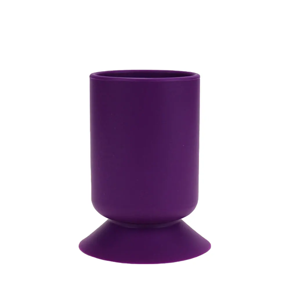 2 Porte-stylos En Silicone Flexible - Organiseur De Bureau Design Carré Blanc