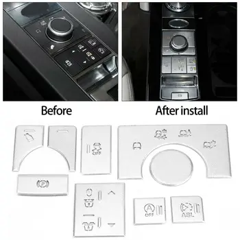 

100% Brand New Center Console Button Decoration Frame Cover For Land Rover Range Rover Sport Strong And Durable To Use