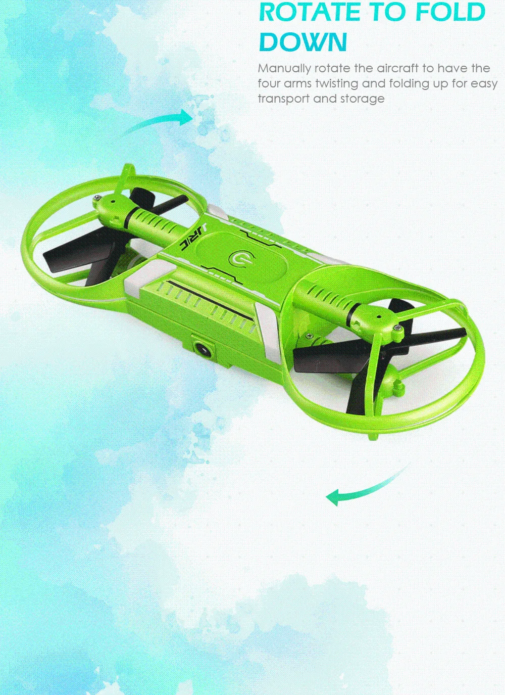 JJRC H60 Wi-Fi FPV с 720P Режим высокой фиксации камера приложение с траекториями красоты функция складной RC Квадрокоптер Мини вертолет