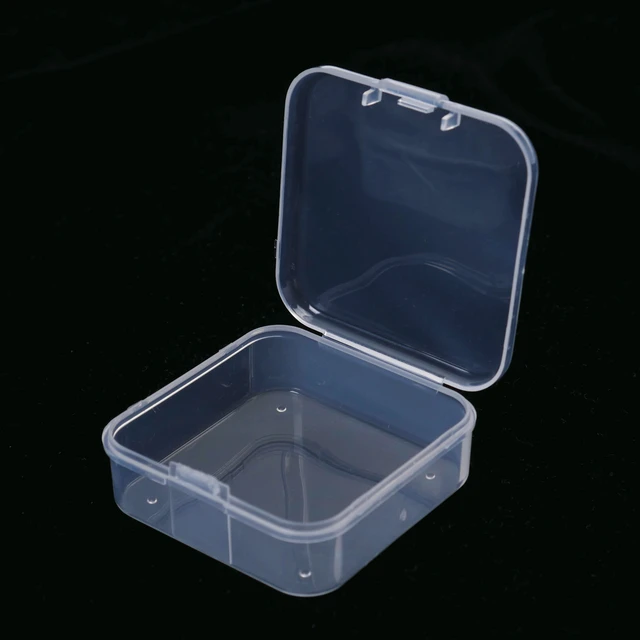 Transparent Small Box With Lid Mini Plastic Box Small Grid Small Item Parts  Storage Box Ear Plug Box Small Medicine Box - AliExpress