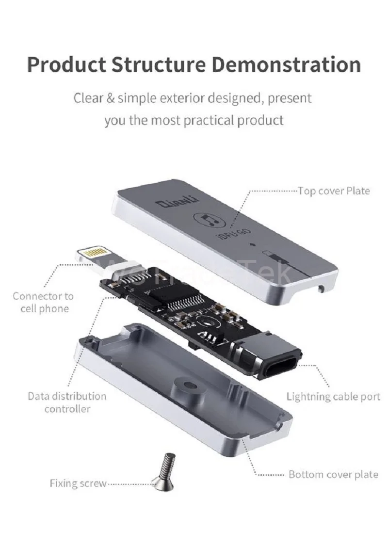 best car dent puller Qianli iDFU 2.0 Go 2.8 Seconds Quick Recovery Mode Quick Startup DFU Device for IOS System metric combination wrench set