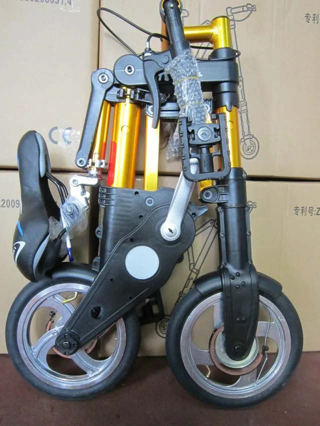 10-inch Deluxe Edition Bicycle light Folding Bicycle Mini Bike 2019 hot sell Multi-function Folding Bicycle Mountain Bike