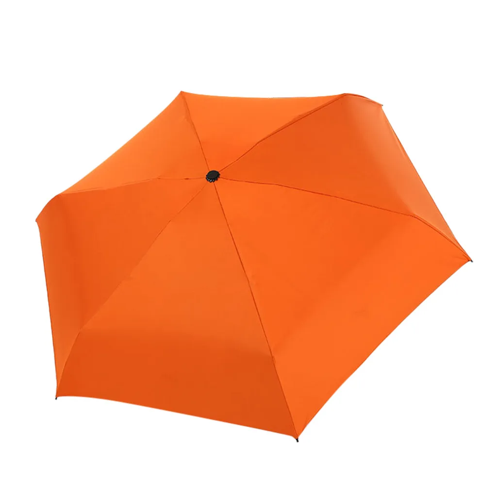 Taschenschirm Auf-Zu Automatik Mini Regenschirm Winddicht Schwarz зонт мини Ультра светильник 50% зонт от солнца A1
