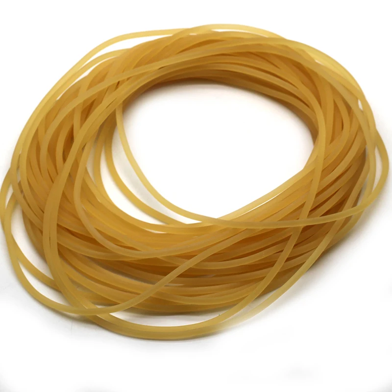 2mm rubber solid elastic rubber line 10m  rubber line for fishing  traditional level round elastic rope tied line fish