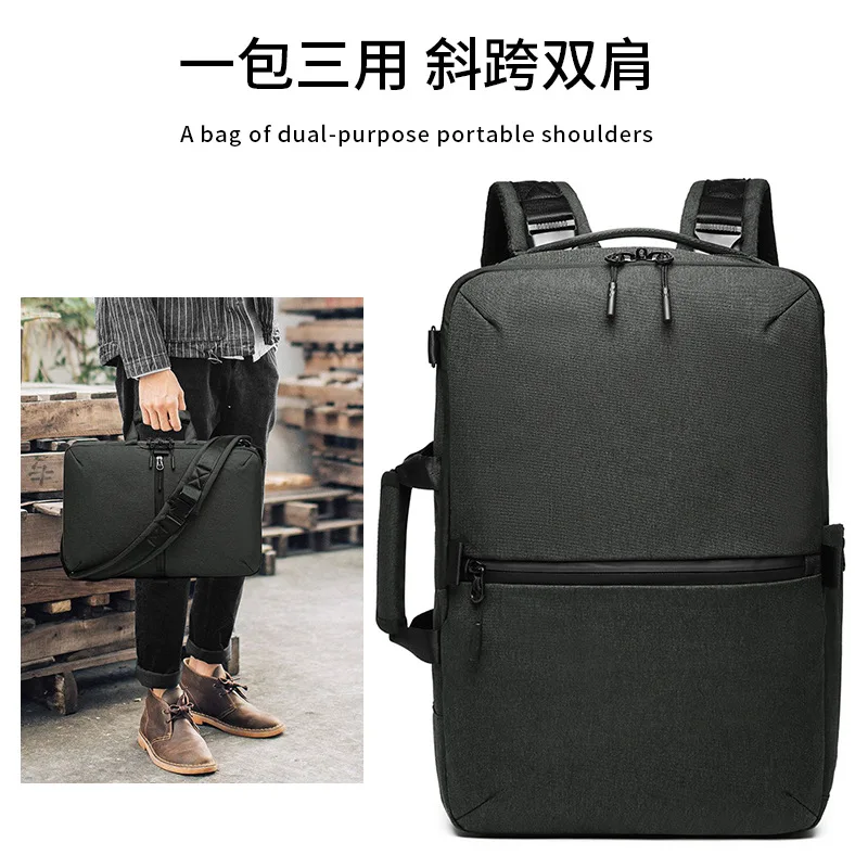 

New Style Computer Backpack Multi-functional Hand Briefcase Simple Men Backpack Gift