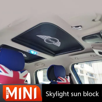 

2 Pcs Top ceiling Windshield sunroof Sunshade Shield For BMW MINI ONE COOPER S JCW F54 F56 F60 R55 R60 CLUBMAN logo decoration