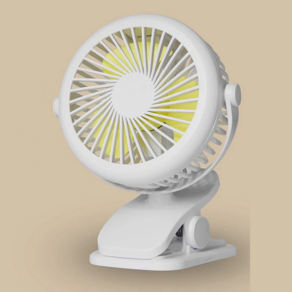 Portable Clip On Desk Fan Mini Fan Usb Power Battery Included Home Office Table Stands Clips On Anywhere