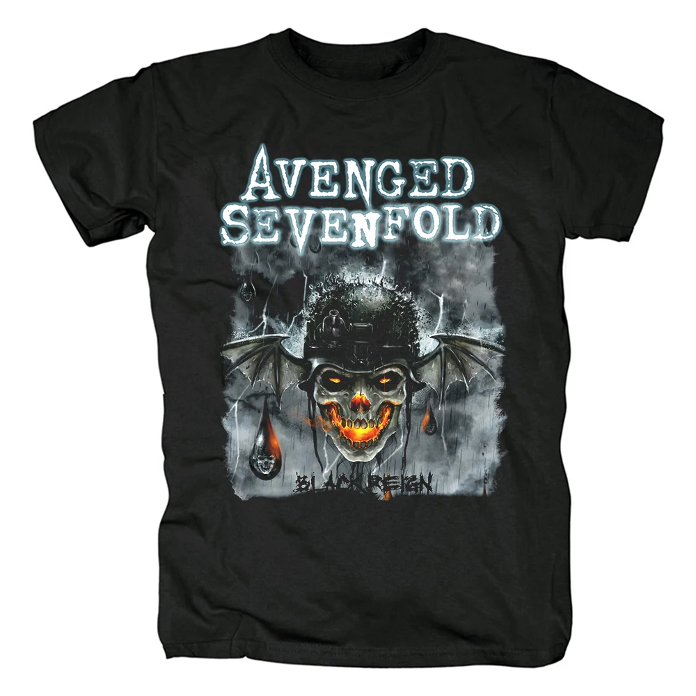 Кровопрочные Avenged Sevenfold мужские тяжелые металлические Incognita металлические черные футболки летом Азиатский размер - Цвет: style3