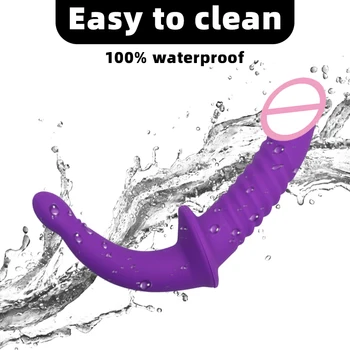 Double Penis Dildo Double Ended Strapon Ultra Elastic Harness Belt Strap On Dildo Adult Sex Toys for Woman Couples Sex Products 3