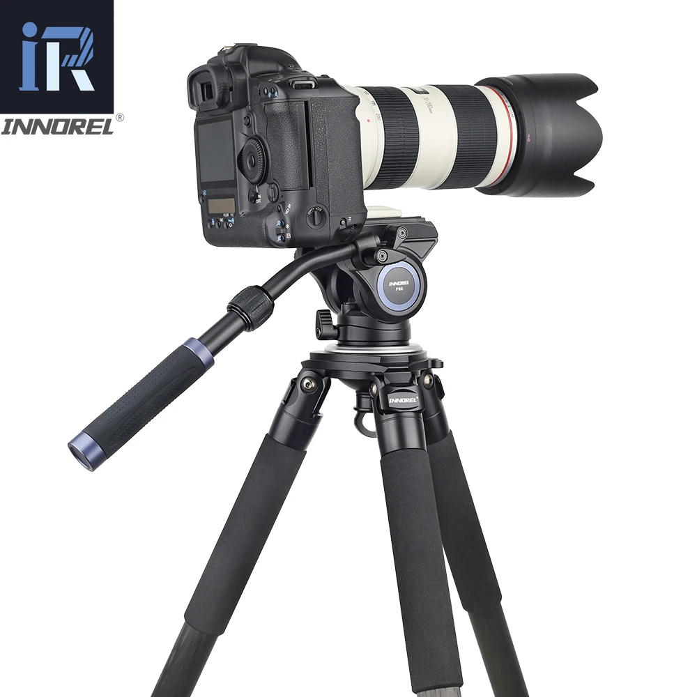 F60/F80 Video Fluid Head Panoramic Hydraulic DSLR Camera Tripod Head for Monopod Slider adjustable Handle Manfrotto Q.R. Plate camera fluid head camera panoramic head