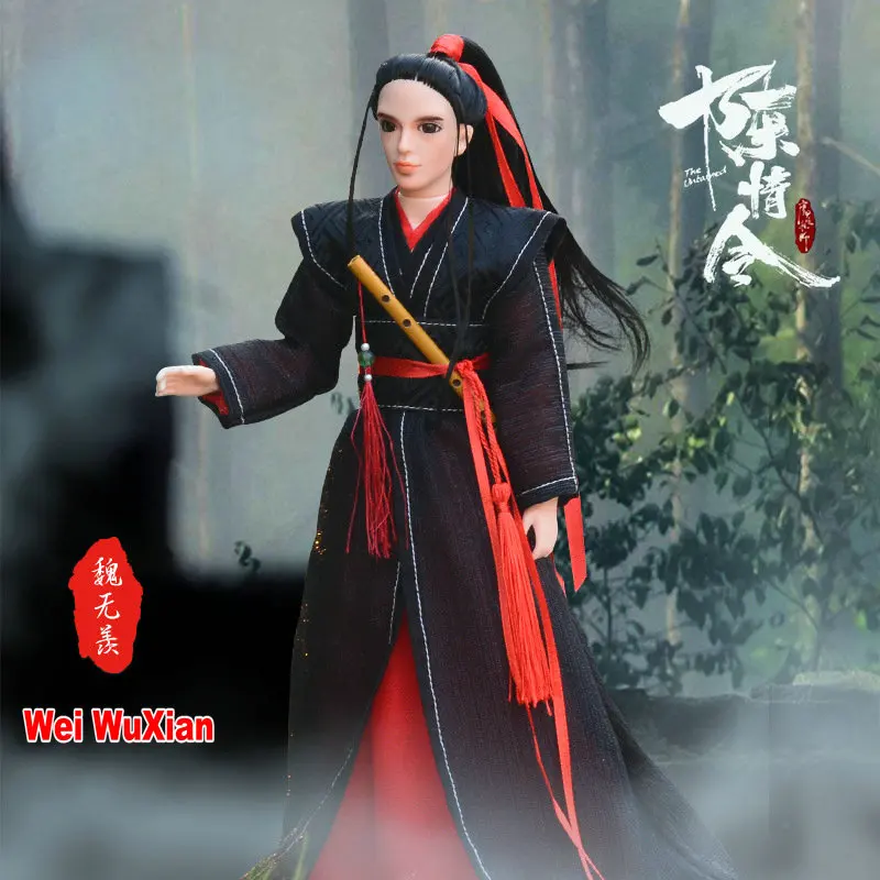 30 см куклы Untamed Lan WangJi/Wei WuXian Boy BJD 1/6 шарнирная кукла Мужская игрушка кукла детские игрушки для детей подарок на день рождения - Цвет: Wei WuXian