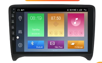 

10.1" rotate screen quad core 2.5D IPS screen android 8.1 Car GPS radio Navigation for Audi TT TTS 2007-2013