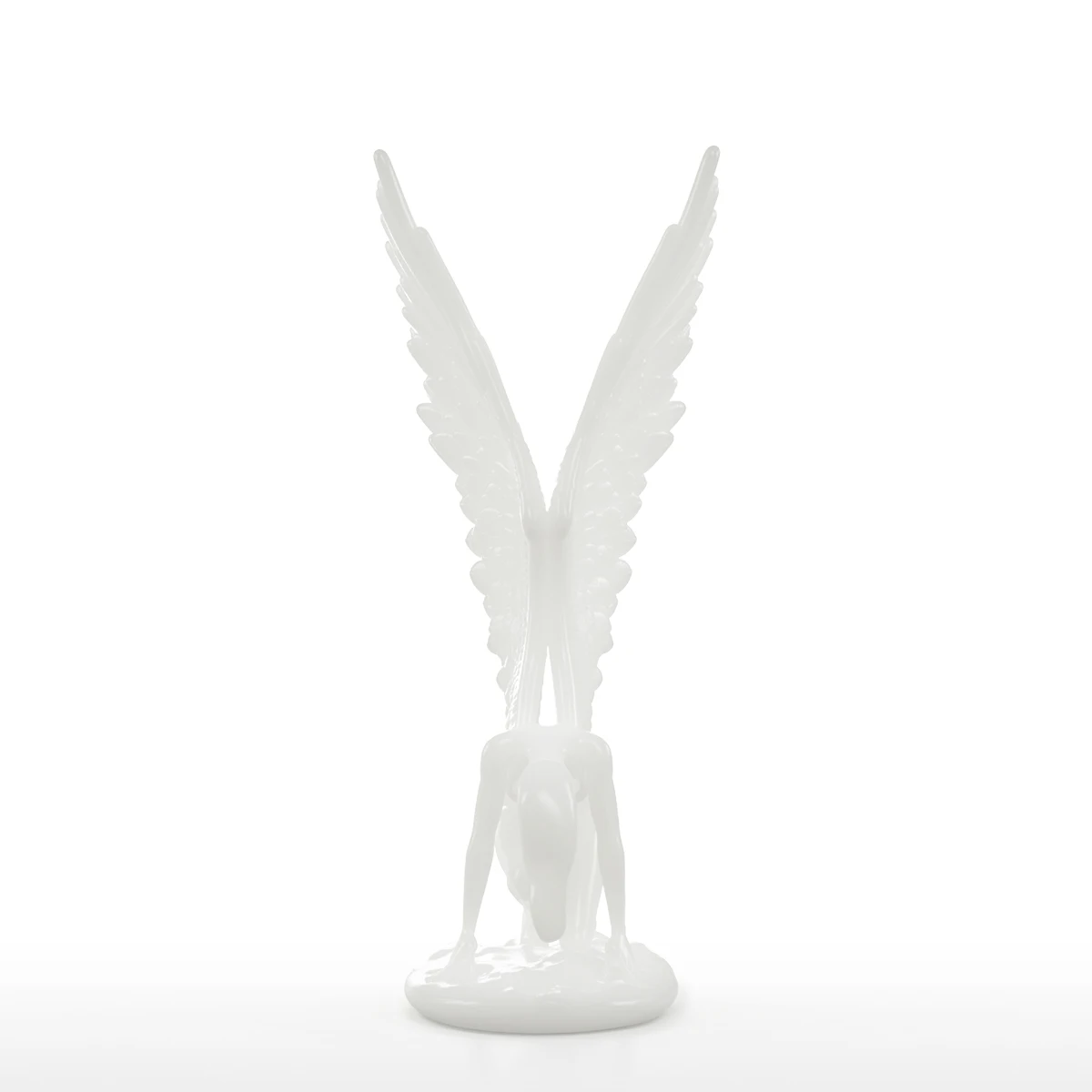 Фигурка ангела с крыльями, 3D Рисунок, скульптура для гостиной, спальни, украшение для дома, западный миф, художественный декор, абстрактное искусство, статуя