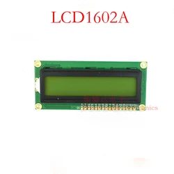 Tela lcd amarela verde 1602 lcd1602a LCD 1602 5V 5v fonte preta com luz de fundo