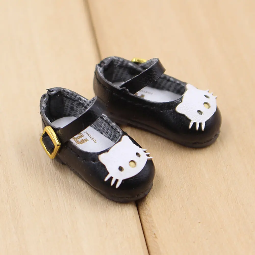 Doll Shoes 1/6 4 different colors with cat suitable for 30cm ICY blyth doll F&D professional design